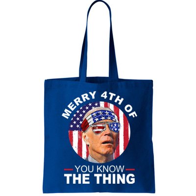 Merry 4th Of You Know The Thing Confused Biden 4th Of July Bag