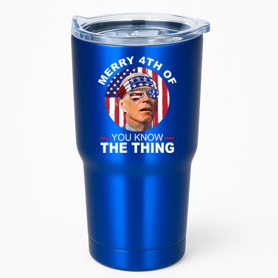 Merry 4th Of You Know The Thing Confused Biden 4th Of July Tumbler