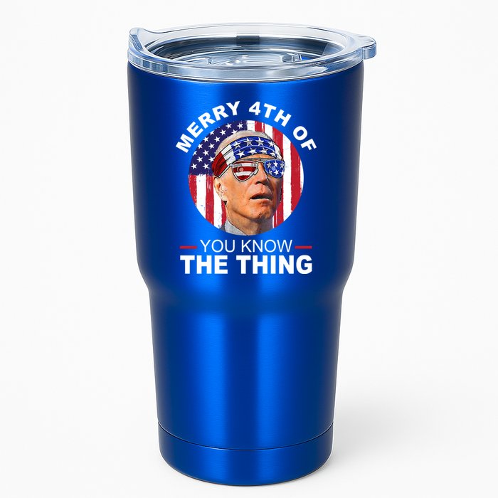 Merry 4th Of You Know The Thing Confused Biden 4th Of July Tumbler