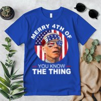 Merry 4th Of You Know The Thing Confused Biden 4th Of July Premium T-Shirt