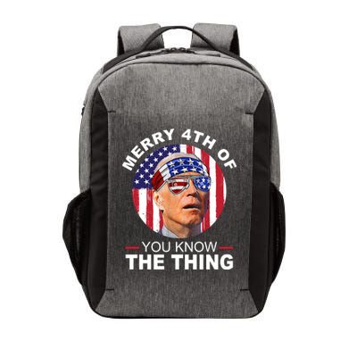 Merry 4th Of You Know The Thing Confused Biden 4th Of July Vector Backpack