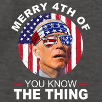 Merry 4th Of You Know The Thing Confused Biden 4th Of July Vector Backpack