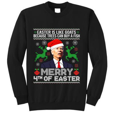 Merry 4th Of Easter Funny Christmas Ugly Sweater Sweatshirt