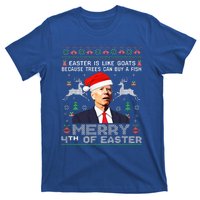 Merry 4th Of Easter Funny Biden Ugly Christmas Sweater  T-Shirt