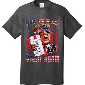 Make 4th Of July Great Again Trump Us Flag T-Shirt