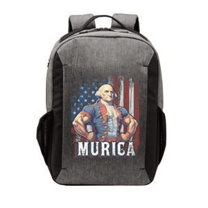 Murica 4th Of July Patriotic Funny George Washington July 4th Vector Backpack