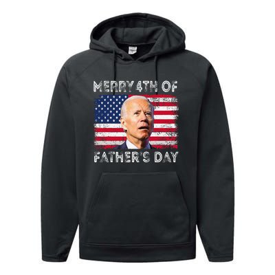 Merry 4th of July Father's Day 4th of July Performance Fleece Hoodie