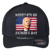 Merry 4th of July Father's Day 4th of July Flexfit Unipanel Trucker Cap