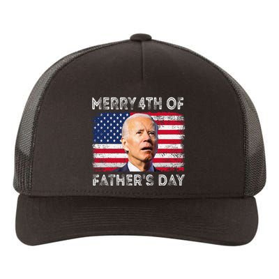 Merry 4th of July Father's Day 4th of July Yupoong Adult 5-Panel Trucker Hat