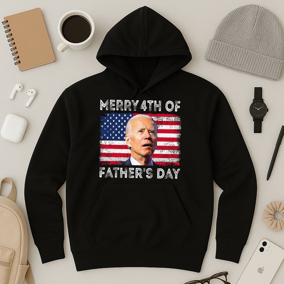 Merry 4th of July Father's Day 4th of July Hoodie