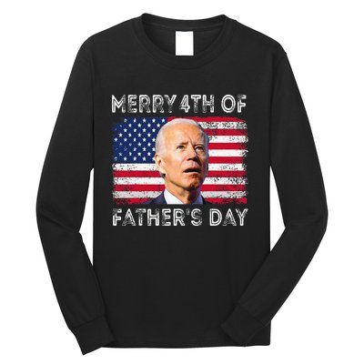 Merry 4th of July Father's Day 4th of July Long Sleeve Shirt