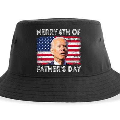 Merry 4th of July Father's Day 4th of July Sustainable Bucket Hat