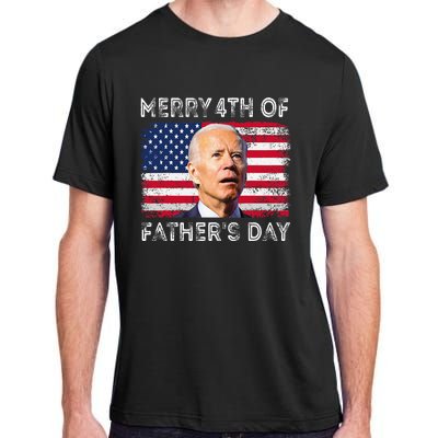 Merry 4th of July Father's Day 4th of July Adult ChromaSoft Performance T-Shirt