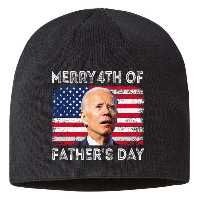 Merry 4th of July Father's Day 4th of July Sustainable Beanie