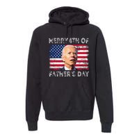 Merry 4th of July Father's Day 4th of July Premium Hoodie