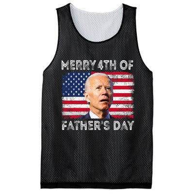 Merry 4th of July Father's Day 4th of July Mesh Reversible Basketball Jersey Tank
