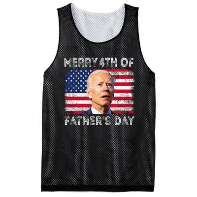 Merry 4th of July Father's Day 4th of July Mesh Reversible Basketball Jersey Tank