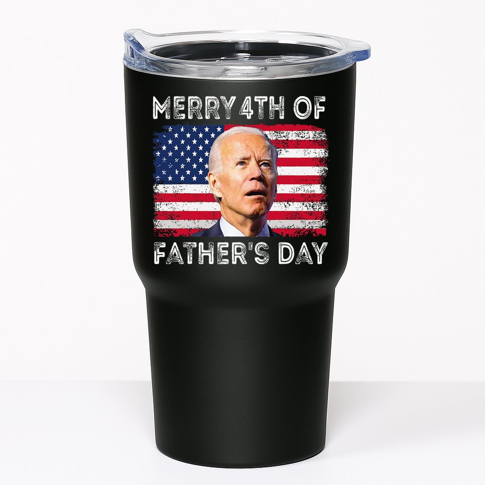 Merry 4th of July Father's Day 4th of July Tumbler