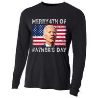 Merry 4th of July Father's Day 4th of July Cooling Performance Long Sleeve Crew