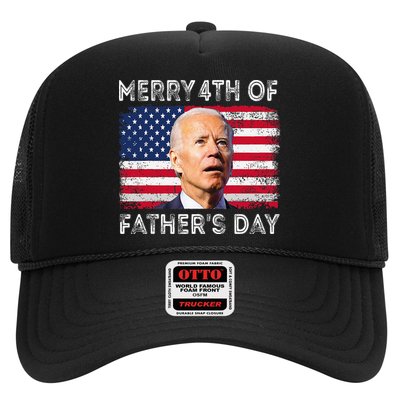 Merry 4th of July Father's Day 4th of July Trucker Hat