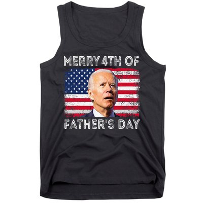 Merry 4th of July Father's Day 4th of July Tank Top