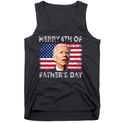 Merry 4th of July Father's Day 4th of July Tank Top