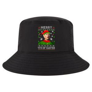 Merry 4th Of Easter Funny Joe Biden Ugly Christmas Cool Comfort Performance Bucket Hat