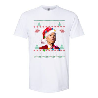 Merry 4th Of Easter Funny Joe Biden Christmas Ugly Sweater Softstyle CVC T-Shirt