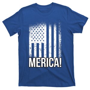 Merica 4th Of July American Flag Patrioticic Meaningful Gift T-Shirt