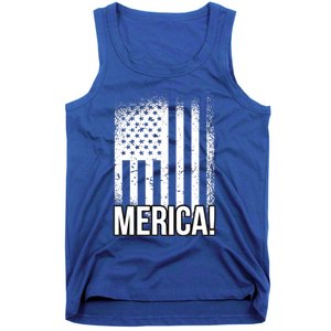 Merica 4th Of July American Flag Patrioticic Meaningful Gift Tank Top