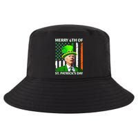 Merry 4th Of St Patrick's Day Funny Leprechaun Joe Biden  Cool Comfort Performance Bucket Hat