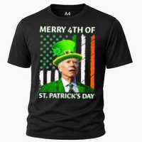 Merry 4th Of St Patrick's Day Funny Leprechaun Joe Biden  Performance Shirt