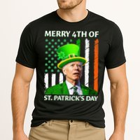 Merry 4th Of St Patrick's Day Funny Leprechaun Joe Biden  Performance Shirt