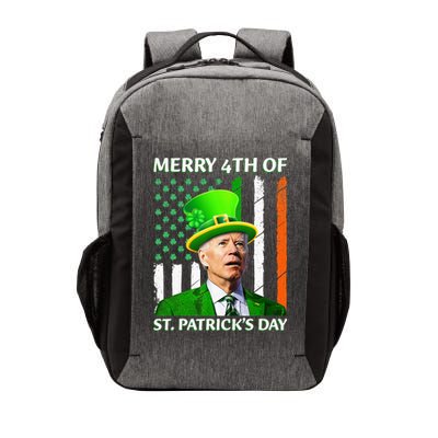 Merry 4th Of St Patrick's Day Funny Leprechaun Joe Biden  Vector Backpack