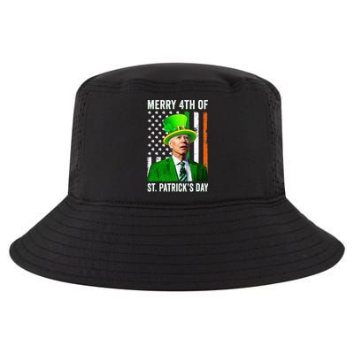 Merry 4th Of St Patrick's Day Joe Biden Leprechaun Hat  Cool Comfort Performance Bucket Hat