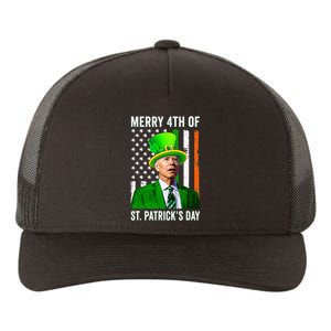 Merry 4th Of St Patrick's Day Joe Biden Leprechaun Hat  Yupoong Adult 5-Panel Trucker Hat