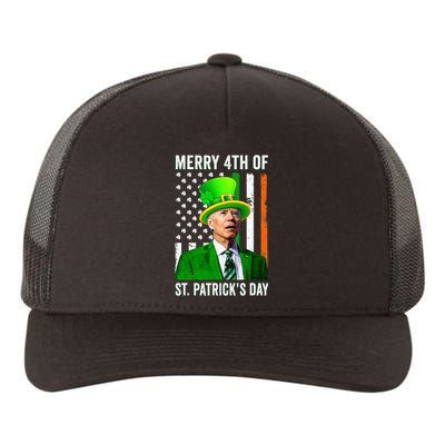 Merry 4th Of St Patrick's Day Joe Biden Leprechaun Hat  Yupoong Adult 5-Panel Trucker Hat