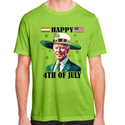 Merry 4th Of Easter Funny Joe Biden St Patricks Day Confused Adult ChromaSoft Performance T-Shirt