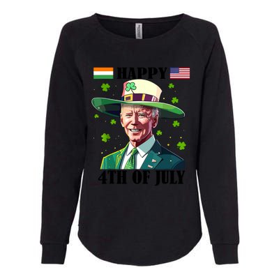 Merry 4th Of Easter Funny Joe Biden St Patricks Day Confused Womens California Wash Sweatshirt