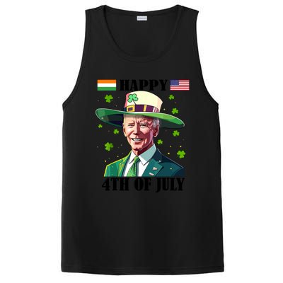 Merry 4th Of Easter Funny Joe Biden St Patricks Day Confused PosiCharge Competitor Tank