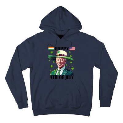 Merry 4th Of Easter Funny Joe Biden St Patricks Day Confused Hoodie