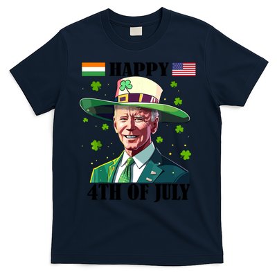 Merry 4th Of Easter Funny Joe Biden St Patricks Day Confused T-Shirt