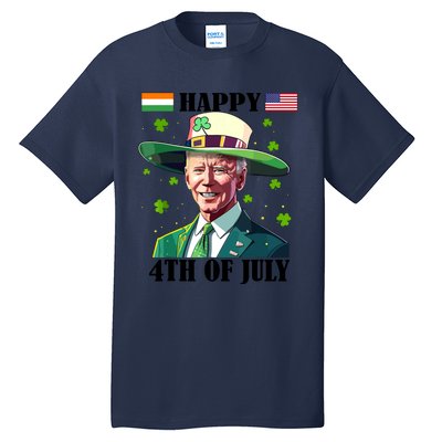 Merry 4th Of Easter Funny Joe Biden St Patricks Day Confused Tall T-Shirt