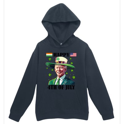 Merry 4th Of Easter Funny Joe Biden St Patricks Day Confused Urban Pullover Hoodie