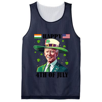 Merry 4th Of Easter Funny Joe Biden St Patricks Day Confused Mesh Reversible Basketball Jersey Tank