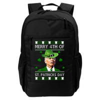 Merry 4th Of St Patrick's Day Funny Joe Biden Backpack