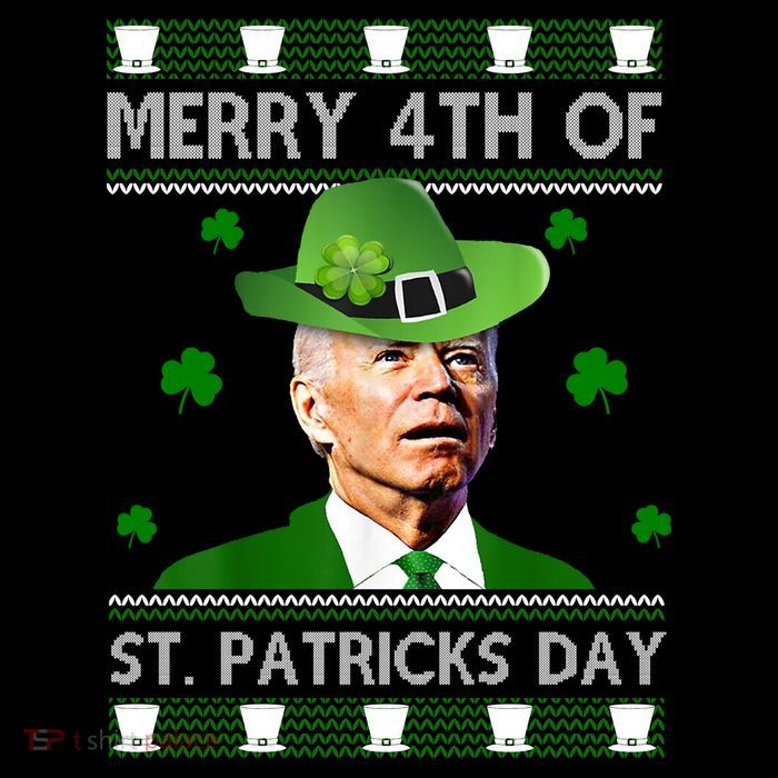 Merry 4th Of St Patrick's Day Funny Joe Biden Zip Tote Bag