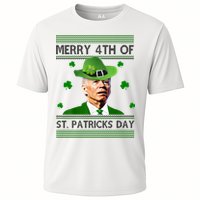 Merry 4th Of St Patrick's Day Funny Joe Biden Performance Shirt