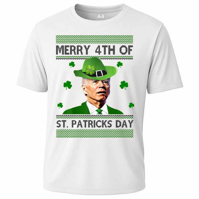 Merry 4th Of St Patrick's Day Funny Joe Biden Performance Shirt