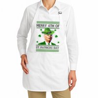 Merry 4th Of St Patrick's Day Funny Joe Biden Apron